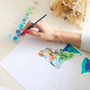 Kit peinture au numéro - Cinque terre