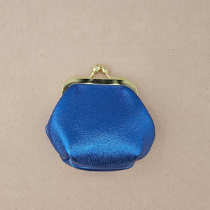 Mini bourse cuir rétro: Lilas