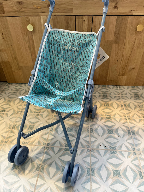 Poussette poupée arbres enneigés MINIKANE