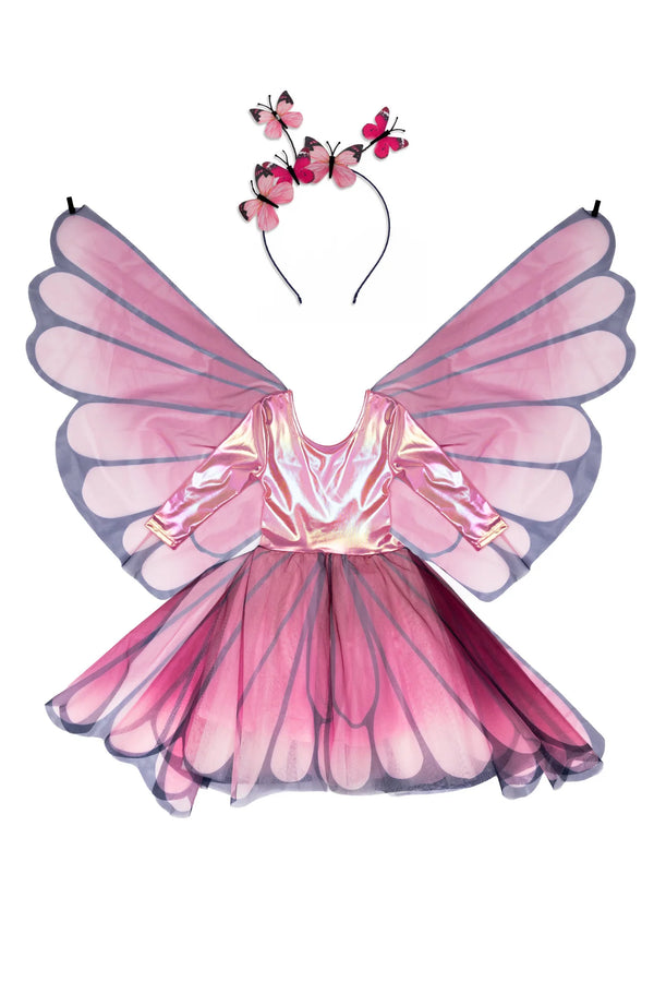 Robe papillon avec ailes et serre-tête