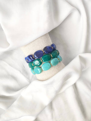 Bracelet JANE: Orange opaque / S/M = 18 cm