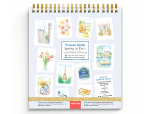 Travel book spring in Paris