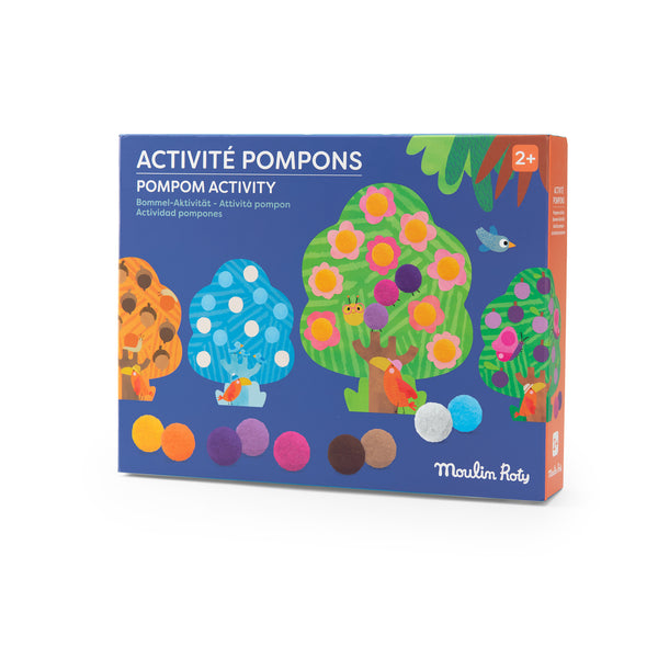 Activité pompons arbres Les Toupitis