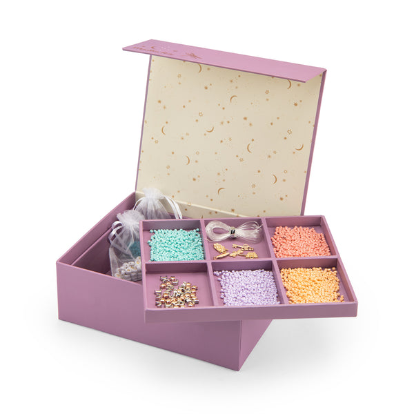 Coffret perles de rocaille Les fées