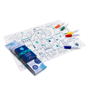 Coloriage réutilisable - Set en silicone CHATEAU