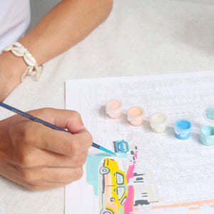 Kit peinture au numéro - Broadway and west 53rd