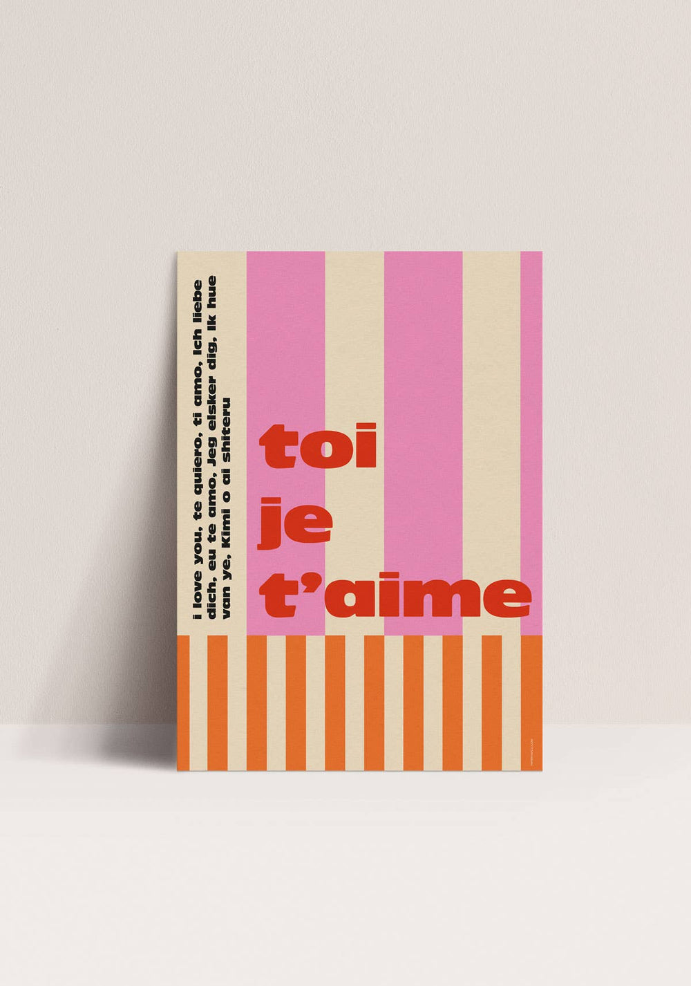 Affiche - Toi je t’aime