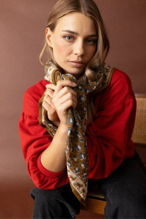 Big foulard Apaches Dupatta felinda tapenade