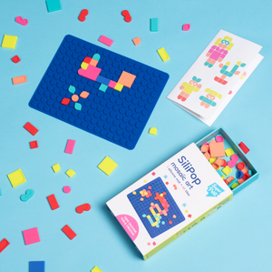 Silipop bleu – Mosaïques à clipser en silicone dès 3 ans