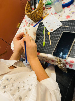 Goûter d’anniversaire peinture sur céramique