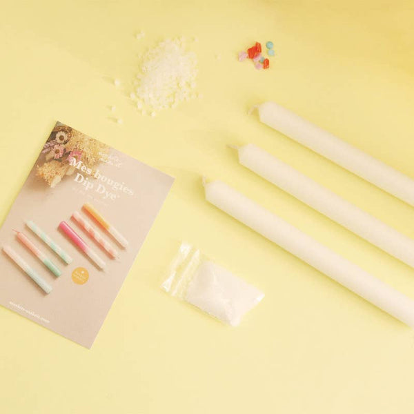 DIY Home Deco 09 - My Dip Dye Candles - Mint