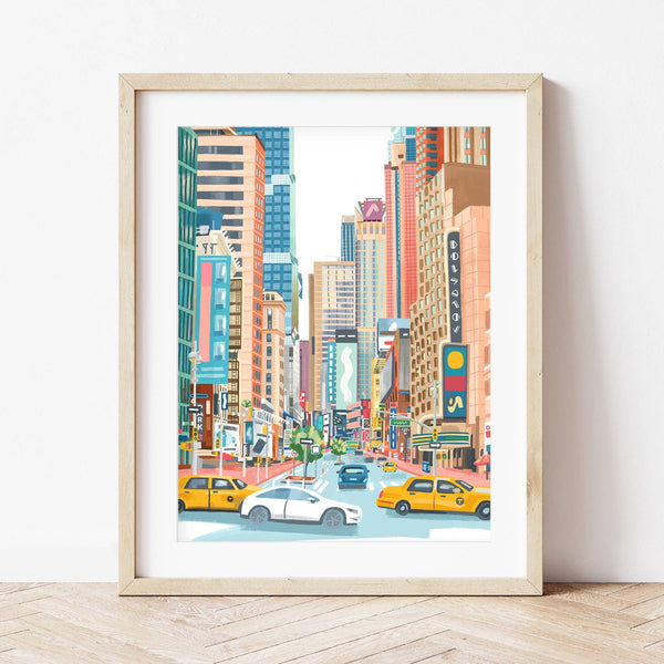 Kit peinture au numéro - Broadway and west 53rd