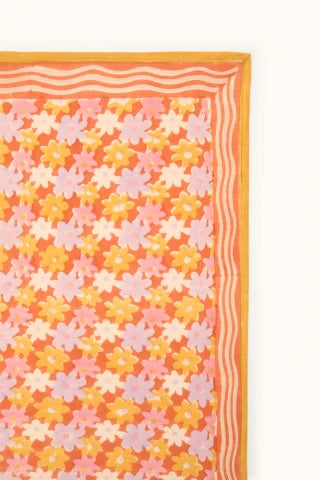Big foulard Apaches Latika pâquerette orange