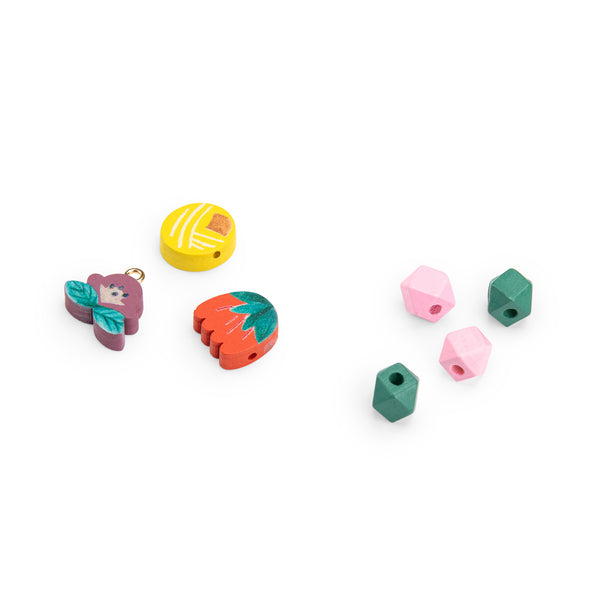 Mon Coffret de perles en bois Les Minouchkas moulin roty