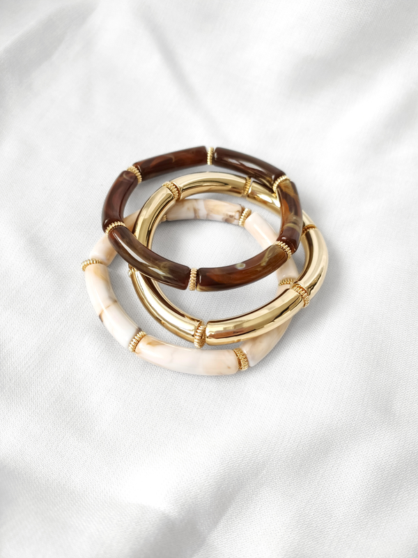 Bracelet SCARLETT: Léopard / S/M = 19cm = diamètre 6 cm
