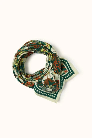 Big foulard Apaches Latika bouquet garden