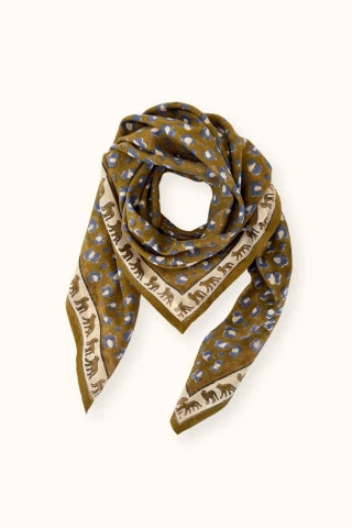 Big foulard Apaches Dupatta felinda tapenade