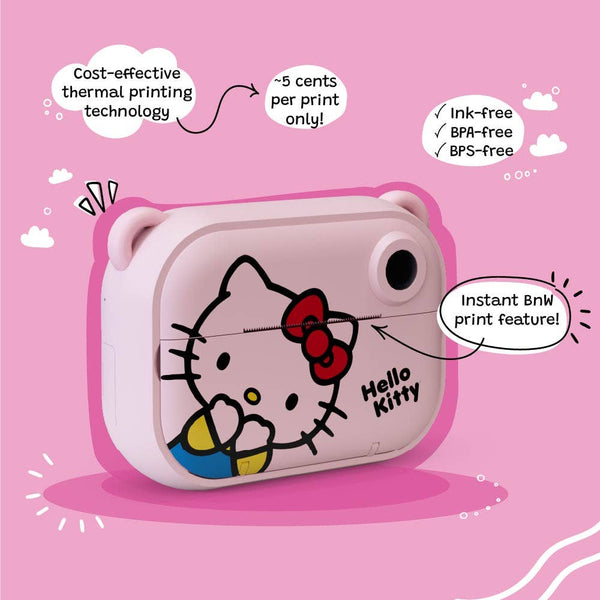 Appareil photo imprimé et numérique Hello Kitty – Modèle P