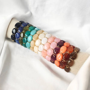 Bracelet JANE: Caramel / S/M = 18 cm