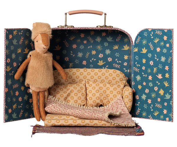 Faon dans sa Valisette, petite sœur Maileg