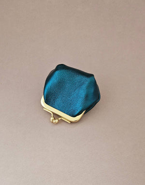Mini bourse cuir rétro: Rose clair