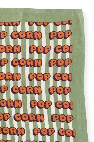 Big foulard Apaches Latika pop corn olive