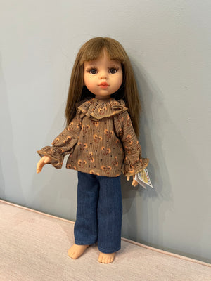 Ensemble top blouse et jean Amigas MINIKANE