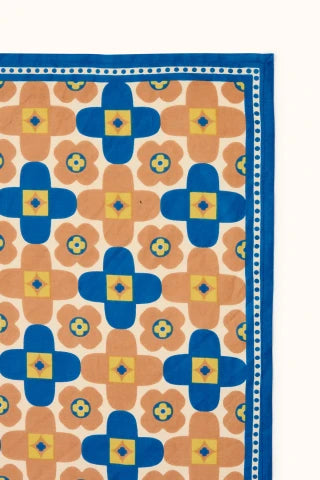 Big foulard Apaches  Latika caleido true blue