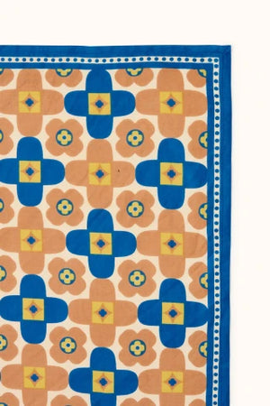 Big foulard Apaches  Latika caleido true blue