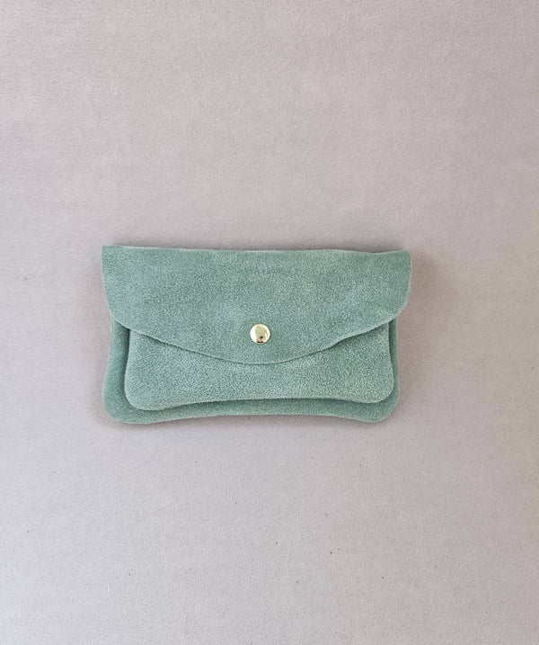 Pochette cuir effet daim - kangourou: Roi