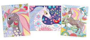 Cartes à créer "Chevaux de diamants"