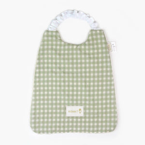 Grand bavoir élastiqué - Serviette petit enfant 2 - 6 ans: Abricot