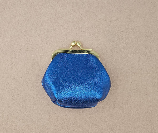 Mini bourse cuir rétro: Mint