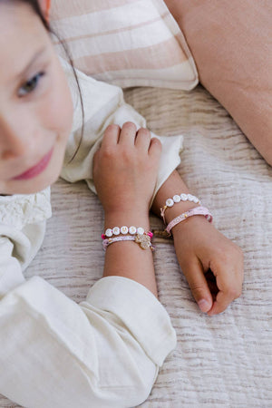 Bracelet cordon élastique - Menthe