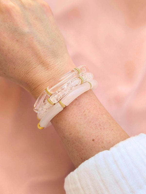 Bracelet SCARLETT: Orange / S/M = 19cm = diamètre 6 cm