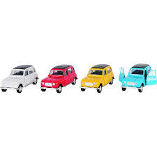 Renault 4 en métal, rétro friction