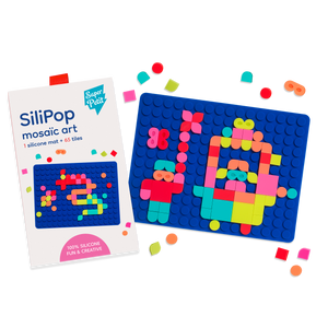 Silipop bleu – Mosaïques à clipser en silicone dès 3 ans