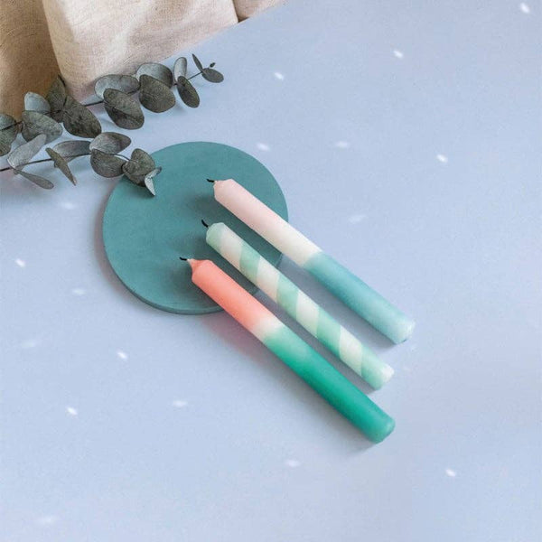DIY Home Deco 09 - My Dip Dye Candles - Mint