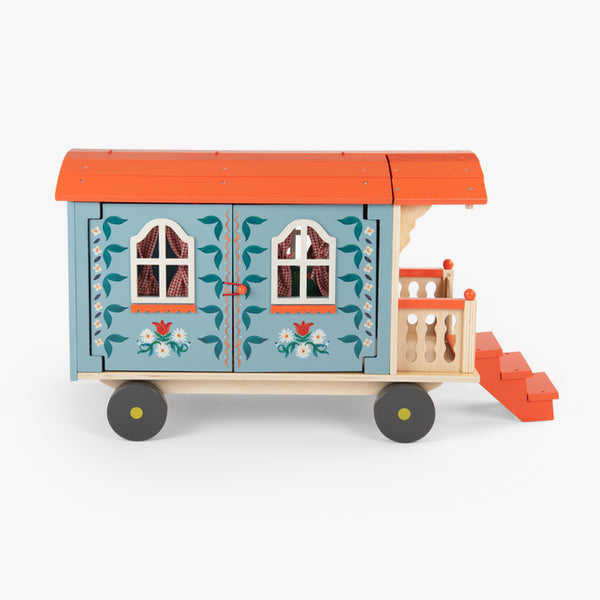 Roulotte en bois les minouchkas moulin roty