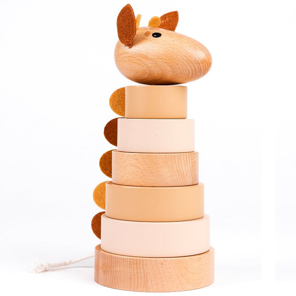 Jouet empilable en bois Girafe Léonie