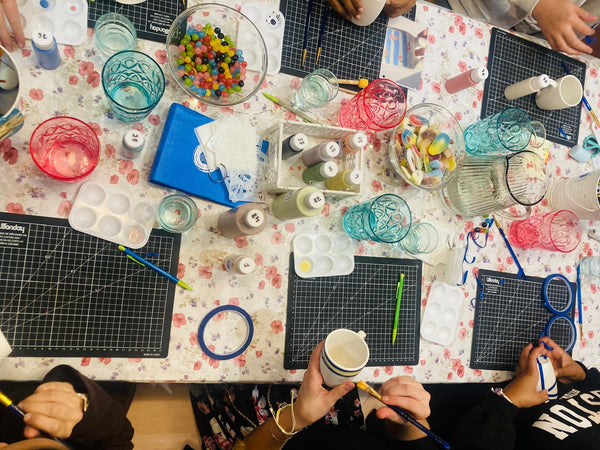 Ateliers peinture sur céramique Bougeoir