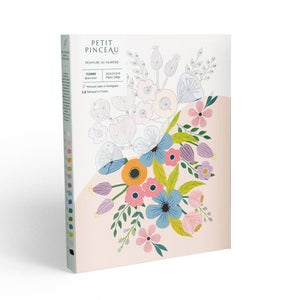 Number Painting Kit - Flowers by Art.iisan