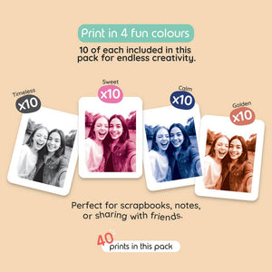 Pack d'impression 40 tirages | Pour Modèle P2