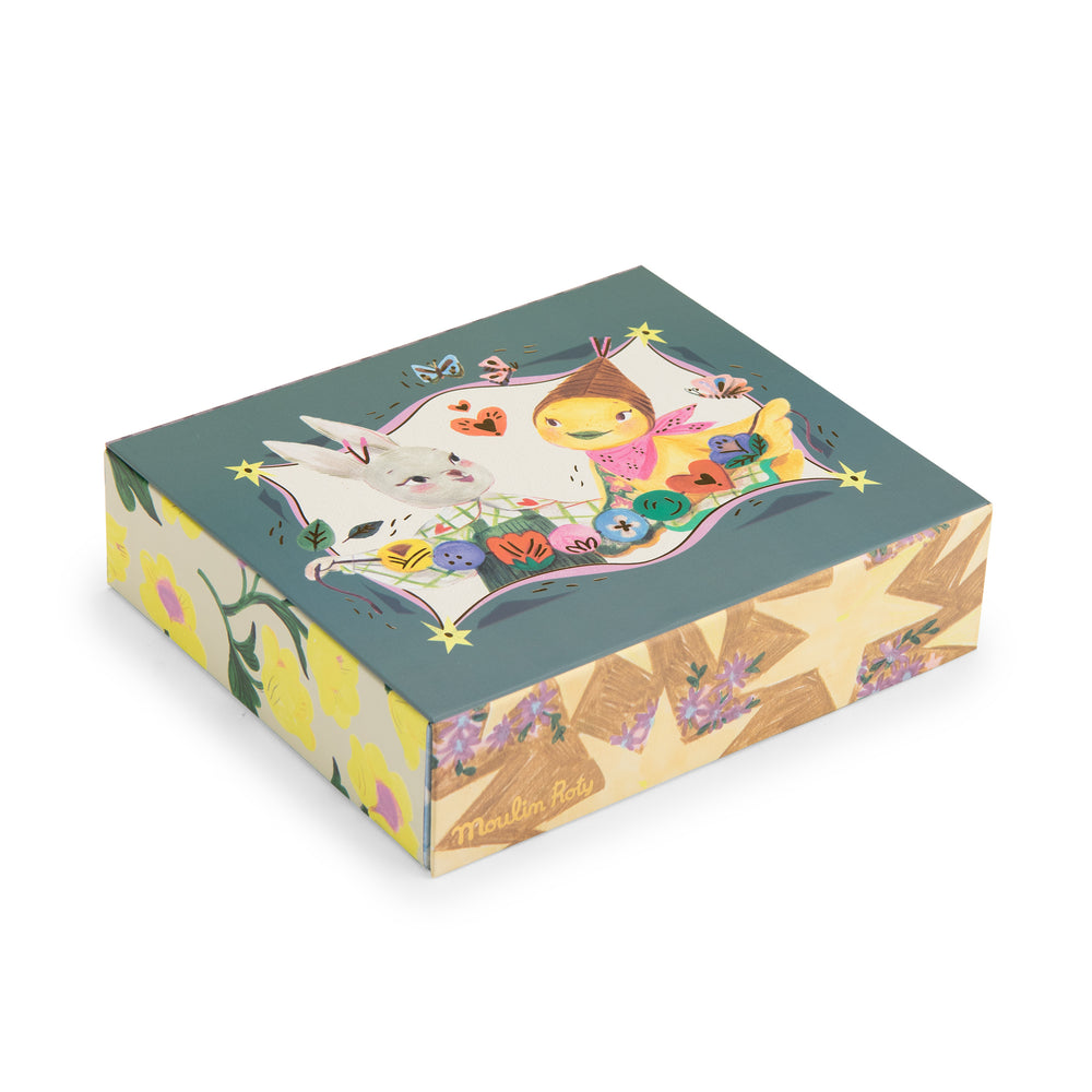 Mon Coffret de perles en bois Les Minouchkas moulin roty