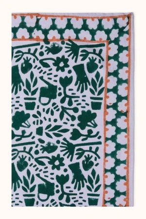 Apaches collections Small foulard coton manika garden lilas