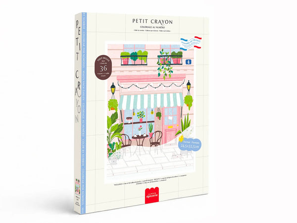 Petit crayon coloriage au numéro Morning spot