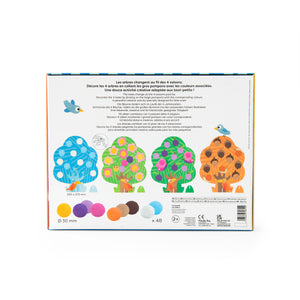 Activité pompons arbres Les Toupitis
