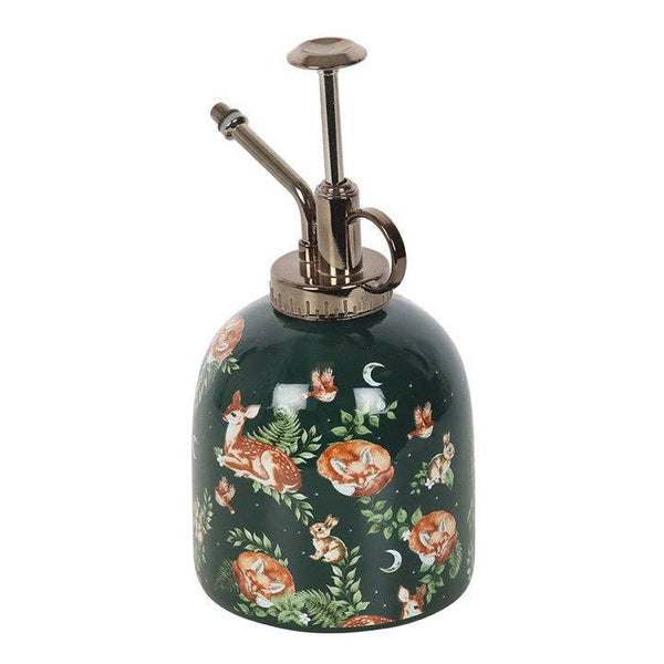 Pulvérisateur pour plantes en céramique «Faon et amis» motif forêt