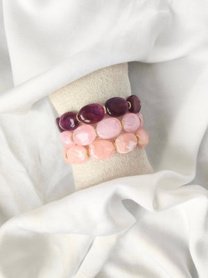 Bracelet JANE: Orange opaque / S/M = 18 cm