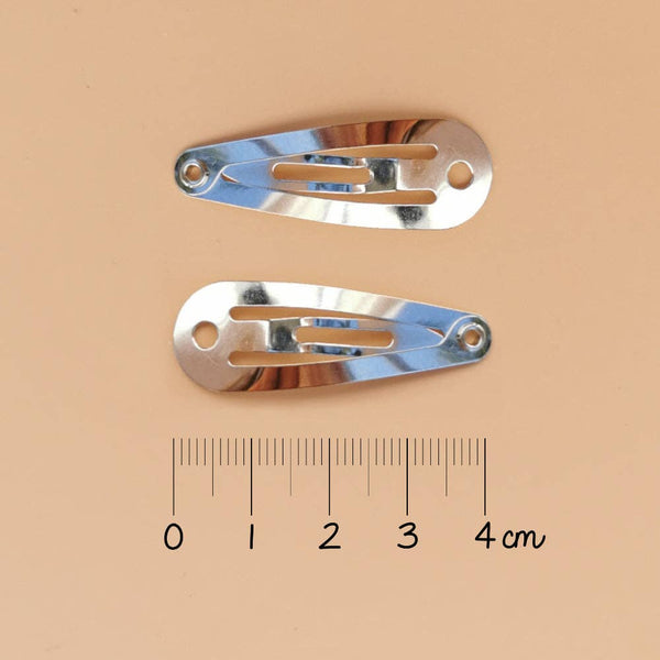 Barrettes nuages - Rose